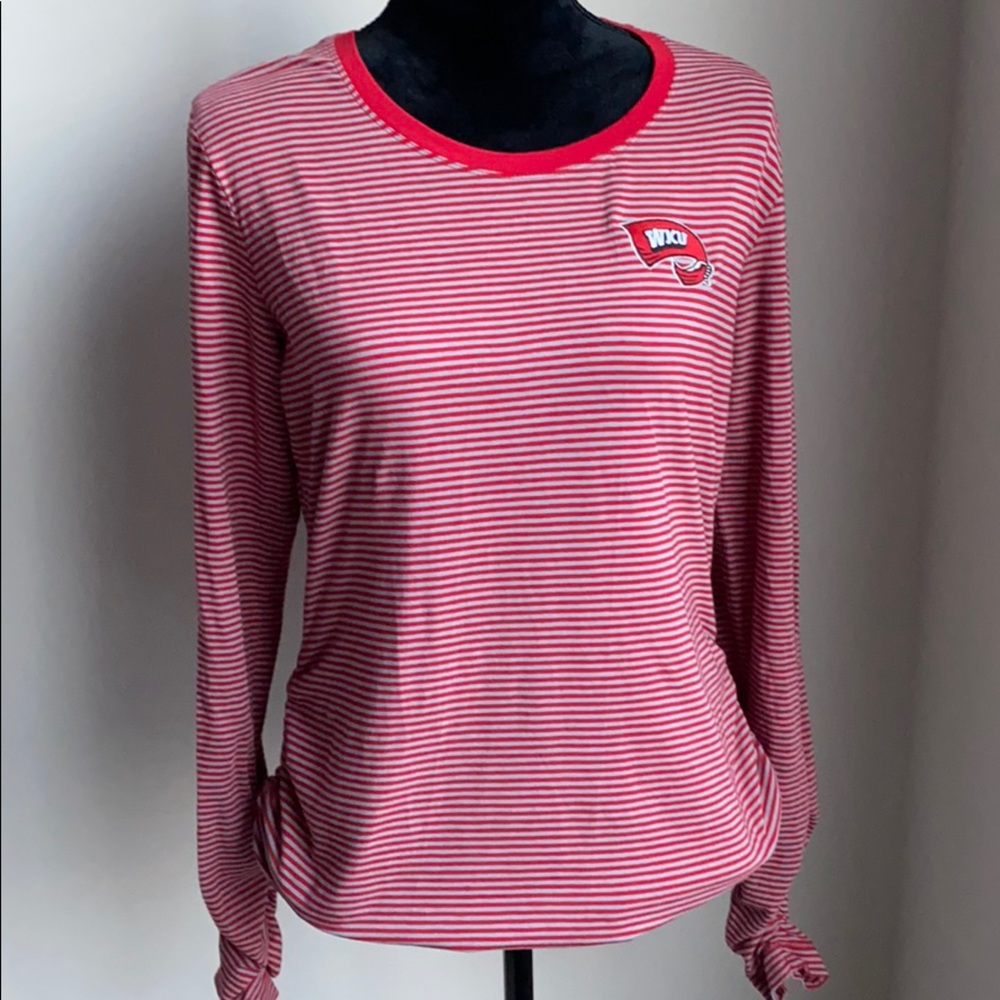 NWT Cutter & Buck ruched game day top WKU XL large
